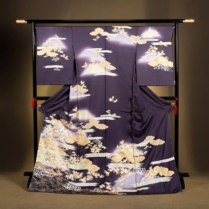 訪問着 汕頭刺繍