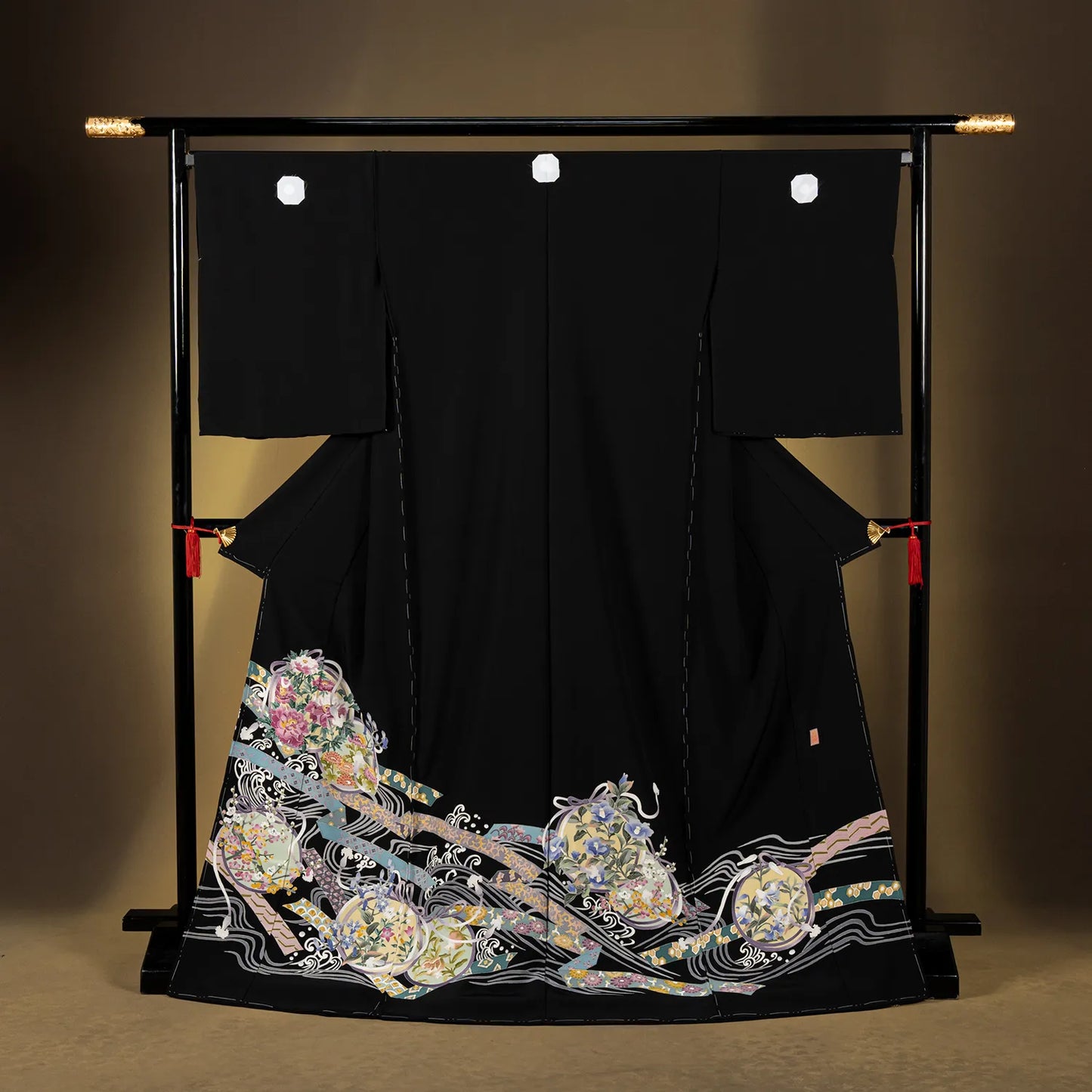 黒留袖 加賀友禅 稲手明仁