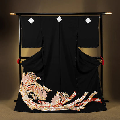 黒留袖 京友禅 本加工