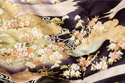 訪問着 汕頭刺繍