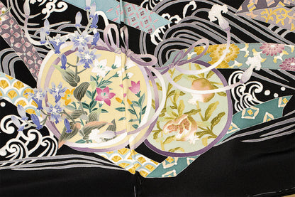 黒留袖 加賀友禅 稲手明仁