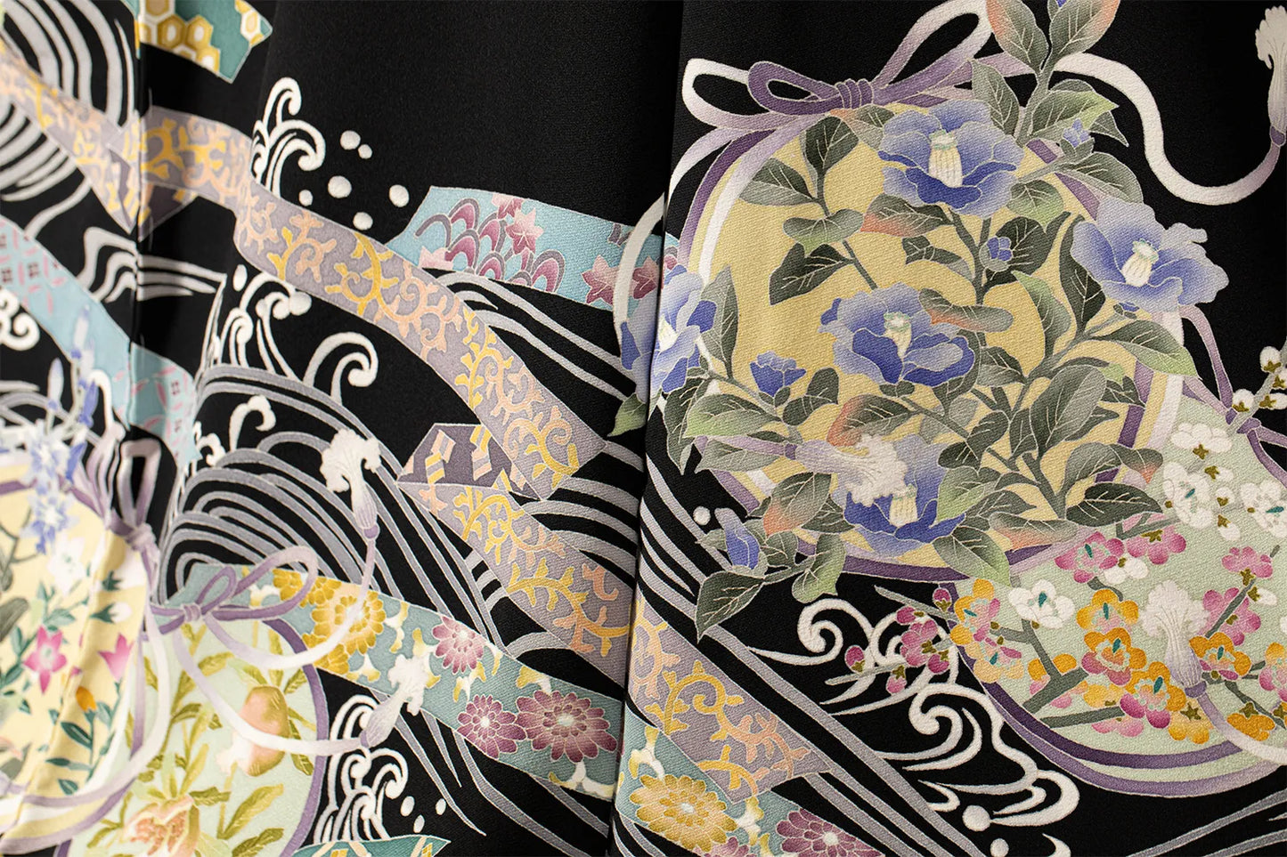 黒留袖 加賀友禅 稲手明仁