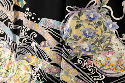 黒留袖 加賀友禅 稲手明仁