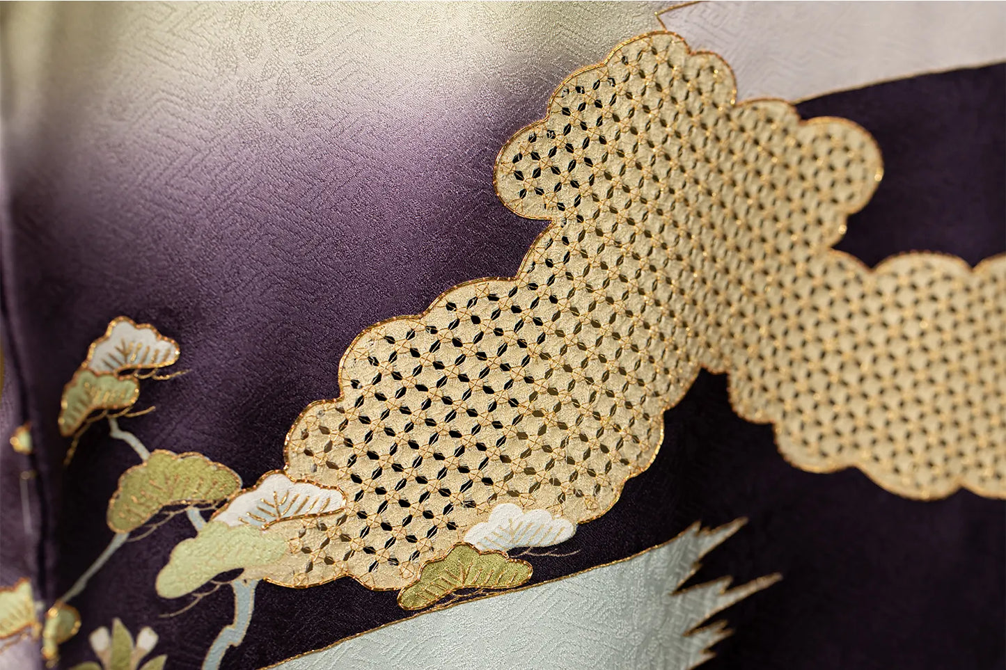 訪問着 汕頭刺繍