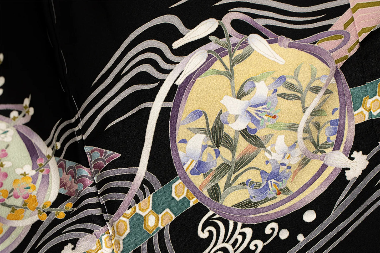 黒留袖 加賀友禅 稲手明仁